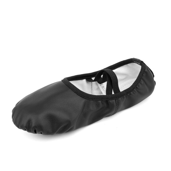 Leather Split Sole Ballet Flats for Girls, Kids, and Adults - Picture 1 of 5